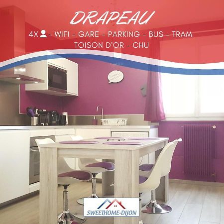 Sweethome Dijon - Drapeau المظهر الخارجي الصورة